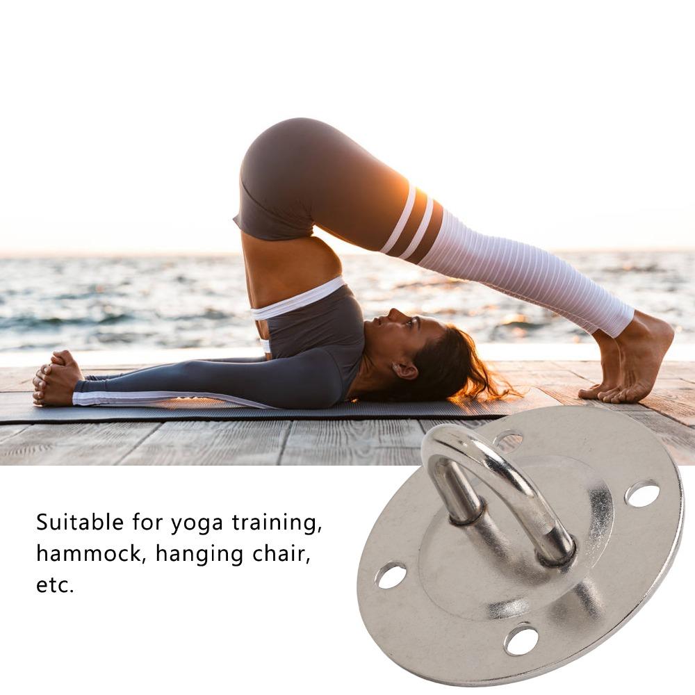 1 Set Heavy Duty Ceiling Hanging Kit Silver Hammock Wall Mount Hooks  Hanging Chair