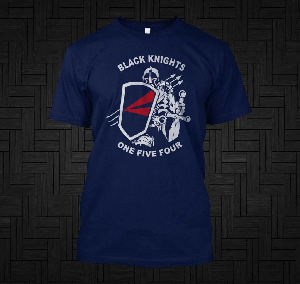 Naval Fighting Squadron Black Knights VFA-154 - T-Shirt Summer Cotton O-neck Short Sleeve Tee