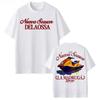 Футболка Rapper Delaossa NUEVA SEASON La Madruga Merch для мужчин и женщин, хип-хоп, стритвир, оверсайз, хлопковая футболка