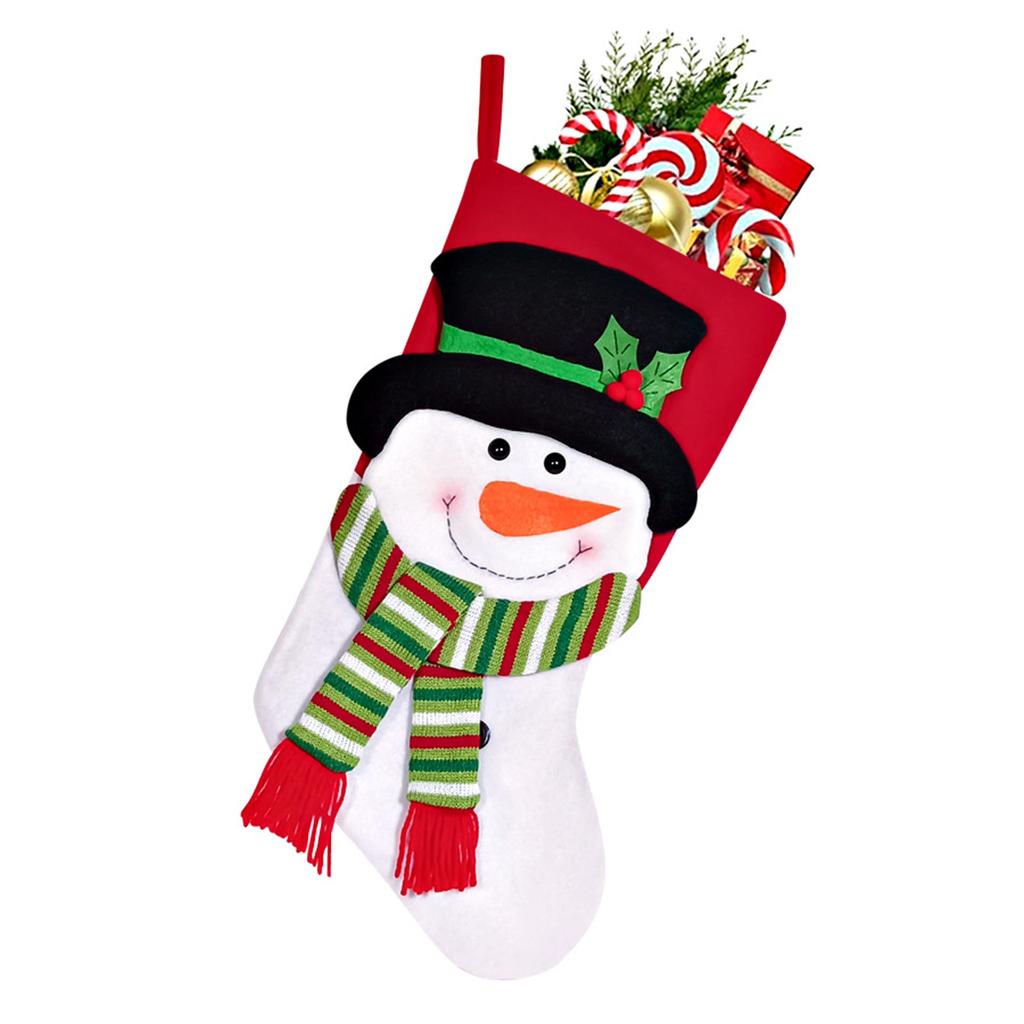 Рождественский домик Рождественская фигурка Чулки Рождественские чулки Старик Снеговик Рождественский костюм Украшение на елку Подвеска Подарочный пакет