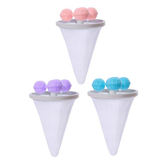 5 шт. плавающая сетка для фильтрации волос, улавливатель ворса, многоразовая, простая в использовании, стиральная машина, фильтр-мешки для удаления шерсти домашних животных