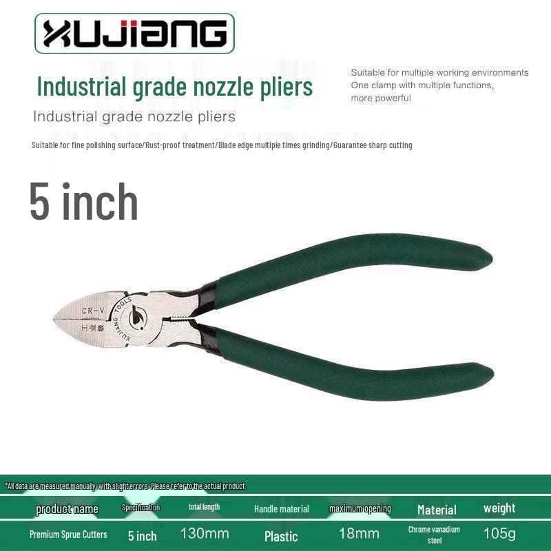 Водопроводные клещи и кусачки для проволоки: 5-6 дюймов по диагонали Инструменты электрика и мини-электронные плоскогубцы