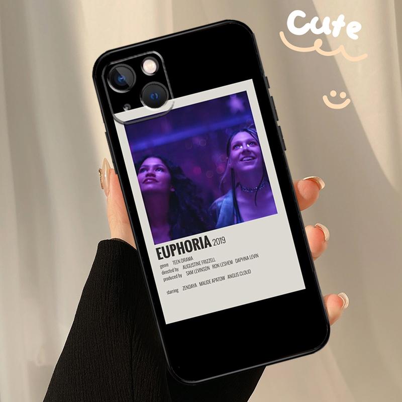 American TV Series Euphoria Phone Case For iPhone 17 Air 12 13 mini 11 14 15 16 Pro Max Plus 16e 17 Pro Max Back Cover