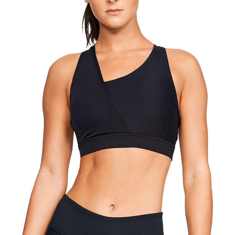 Under Armour Спортивное нижнее белье женское черное средняя поддержка 1328810-001