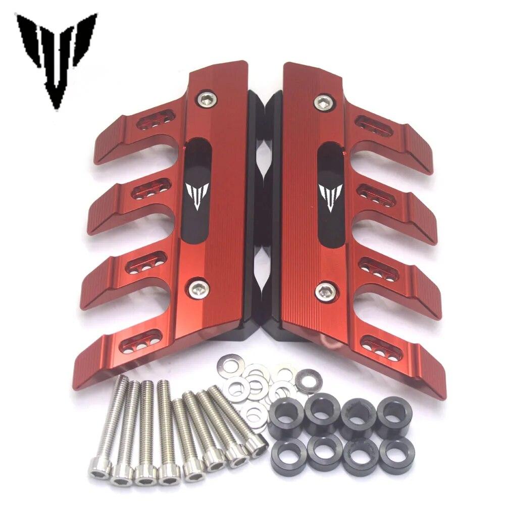 FoR MT01 MT25 MT125 MT03 MT07 MT09 Motorcycle Mudguard Side Protection Mount Shock Absorber Front Fender Cover Anti-fall Slider