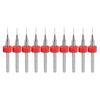 Power Tools PCB Drill Bits Supplies 10pcs Circuit Board Carbide Twisted
