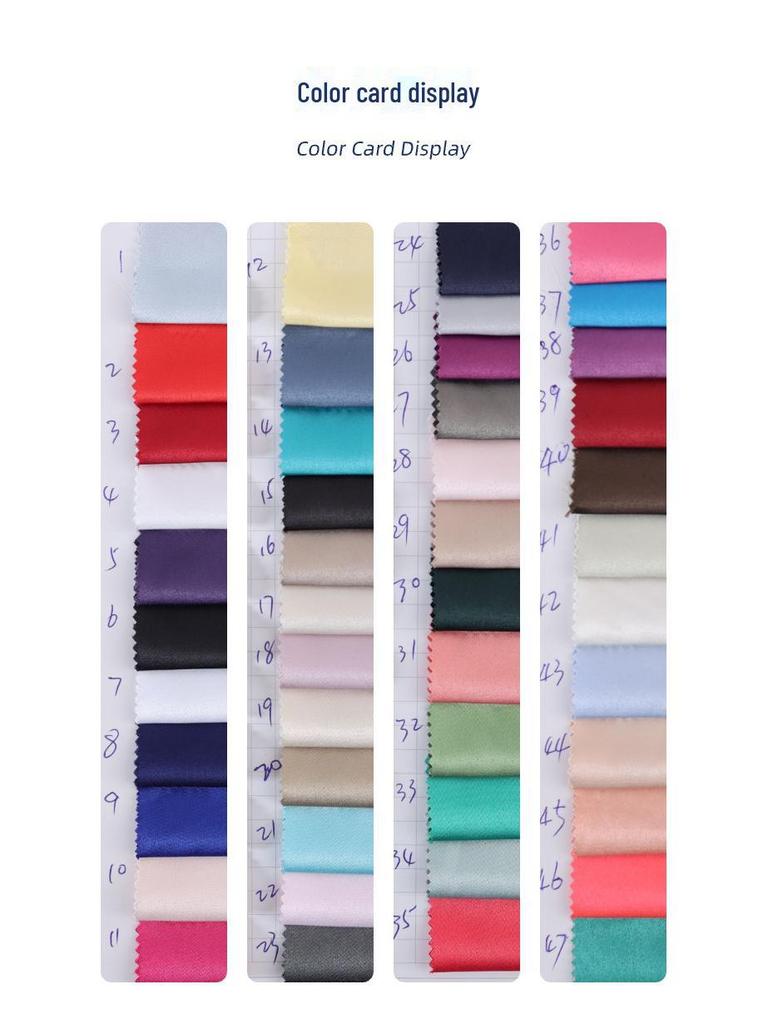 Супермягкая матовая эластичная атласная ткань для платьев и пижам