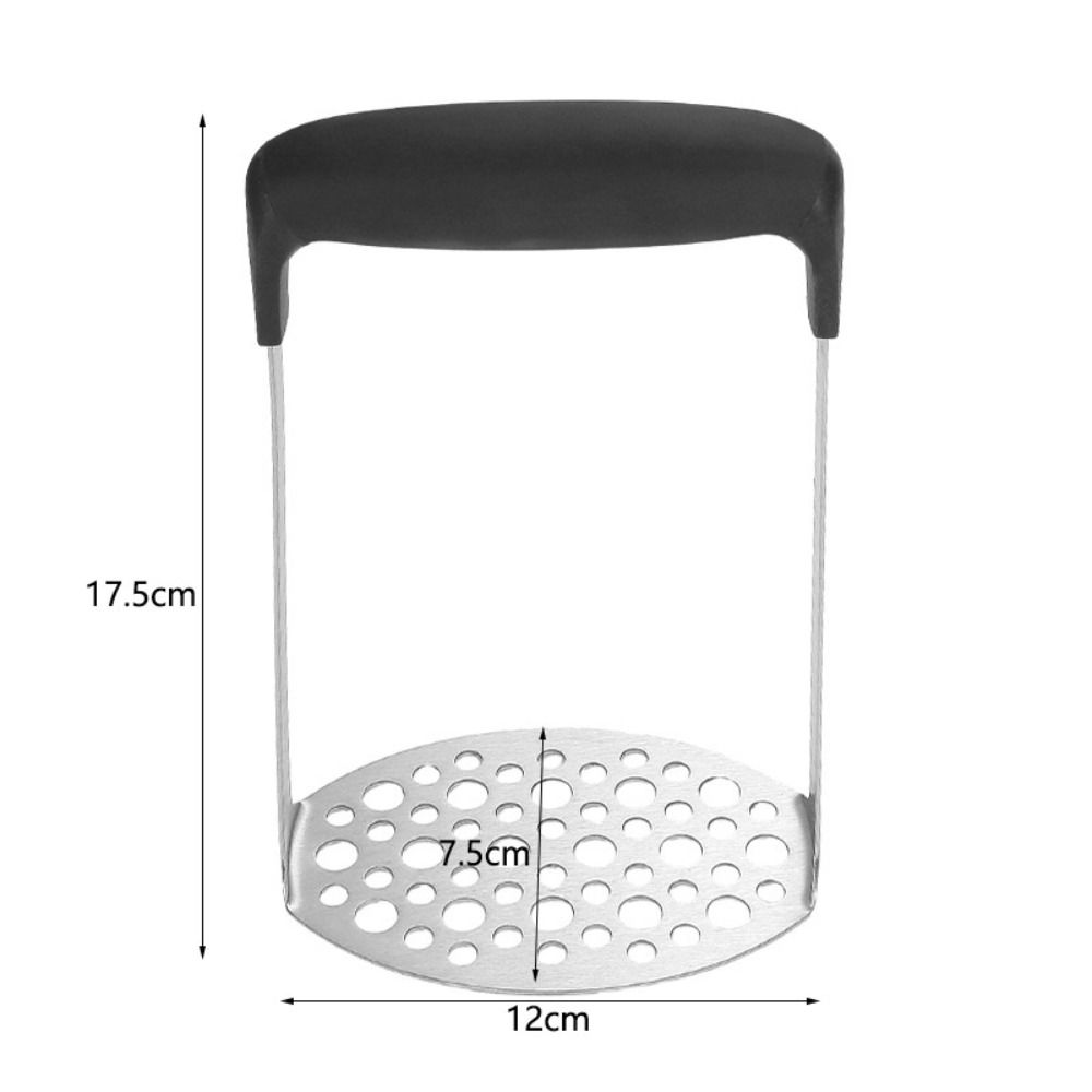 Handheld Potato Masher Non-slip Plastic Handle Potatoes Presser Portable Potato Smasher Fruit