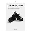 Platform Mary Jane Single Shoes Women'S Spring British College Style High Heel Large Size Versatile Retro Small Leather Shoes
