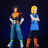 24 см Аниме Dragon Ball Z Андроид 17 18 Фигурка Андроид 18 ПВХ Фигурки Действия Коллекционная Модель Игрушка Для Детей Рождественские Подарки