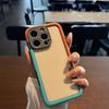 Бамперный чехол для iPhone Xr X Xs Max Контрастный цвет Защита объектива ПК чехол-обложка для iPhone 11 12 13 14 15 16 Pro Max 7 8 Plus