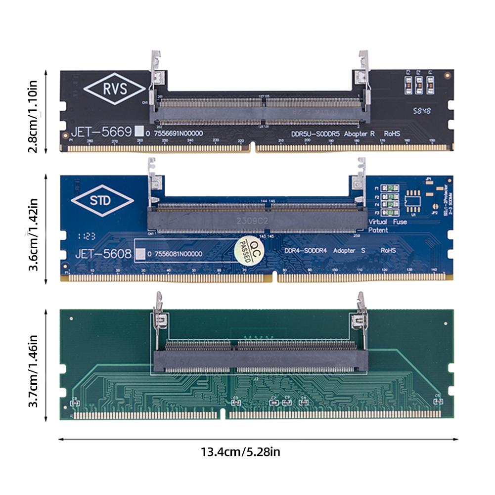 Адаптер-карта памяти с ноутбука на настольный компьютер DDR3 DDR4 DDR5 SO-DIMM на PC DIMM Карта-адаптер памяти