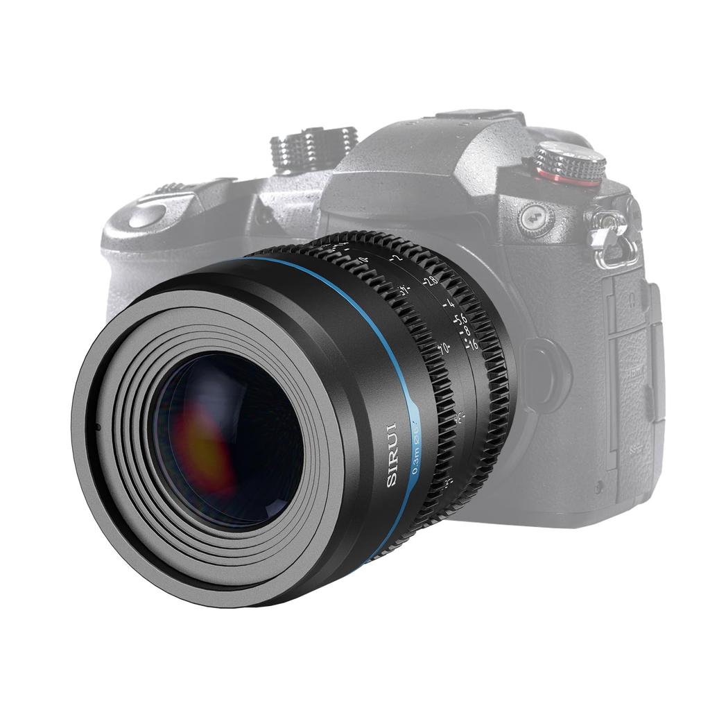 SIRUI Night Walker 55mm Cine Large Aperture Manual Focus Lens T1.2 Lens, (MS55M-B, M4/3 Mount, Black)