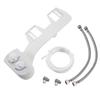 Hot/Cold Nozzle Non-Electric Toilet Bidet Wash Attachment for Water Spray Bathroom Seat