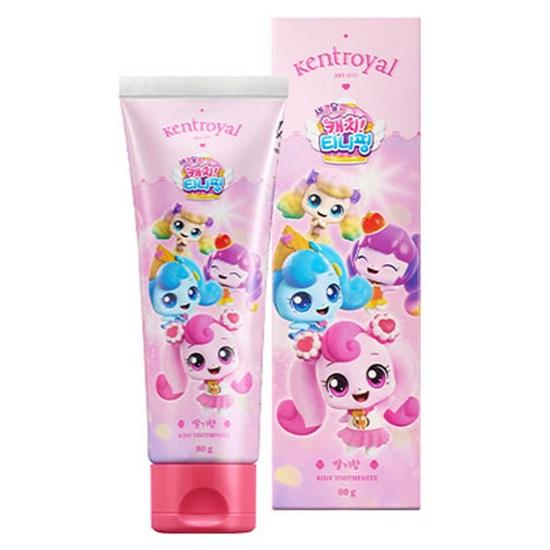 Kent Royal Catchtinipping Kids Children's Vegetable Toothpaste Strawberry Flavor, a Popular Character In Korea