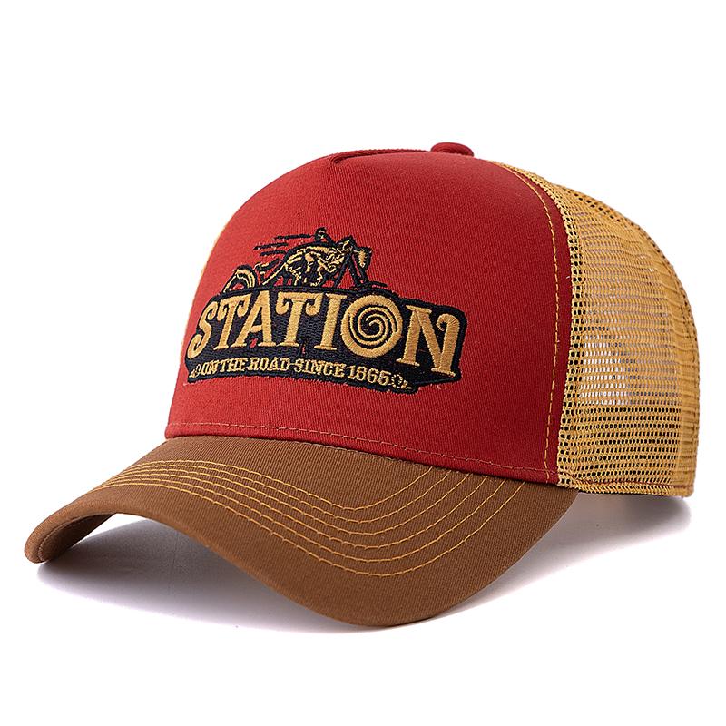 Унисекс сетчатая кепка дальнобойщика летняя дышащая кепка с вышитым буквенным узором уличная бейсболка
