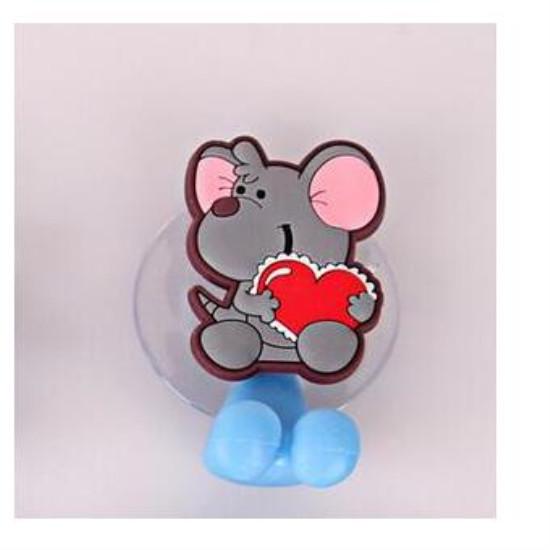 Мультяшная присоска, держатель для зубных щеток, крючки на присоске, детская многофункциональная присоска для ванной комнаты с животными