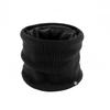 Winter Knitted Neck Hoodie Solid Color Outdoor Warm Wool Anti Cold Double Layer Velvet Neck Protection