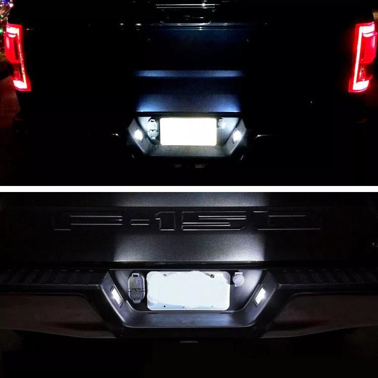 2 шт. Для 2015 Ford F150 Raptor Светодиодный фонарь номерного знака