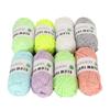 8pcs Glow Yarn Multicolor Knitting Luminous Craft Yarn for Beginner DIY Crocheting Craft 50m