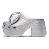 Туфли-сабо Mermaid Butterfly Bow Clogs Женская обувь Metallic-Silver 210050-0P1