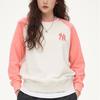 New MLB FW21 Sweatshirt Unisex Pink 3AMTB0514-50CRS