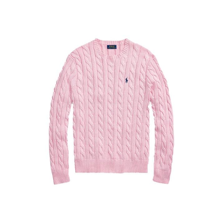 Polo Ralph Lauren cable-knit crew neck sweater MNPOSWE16820684-650