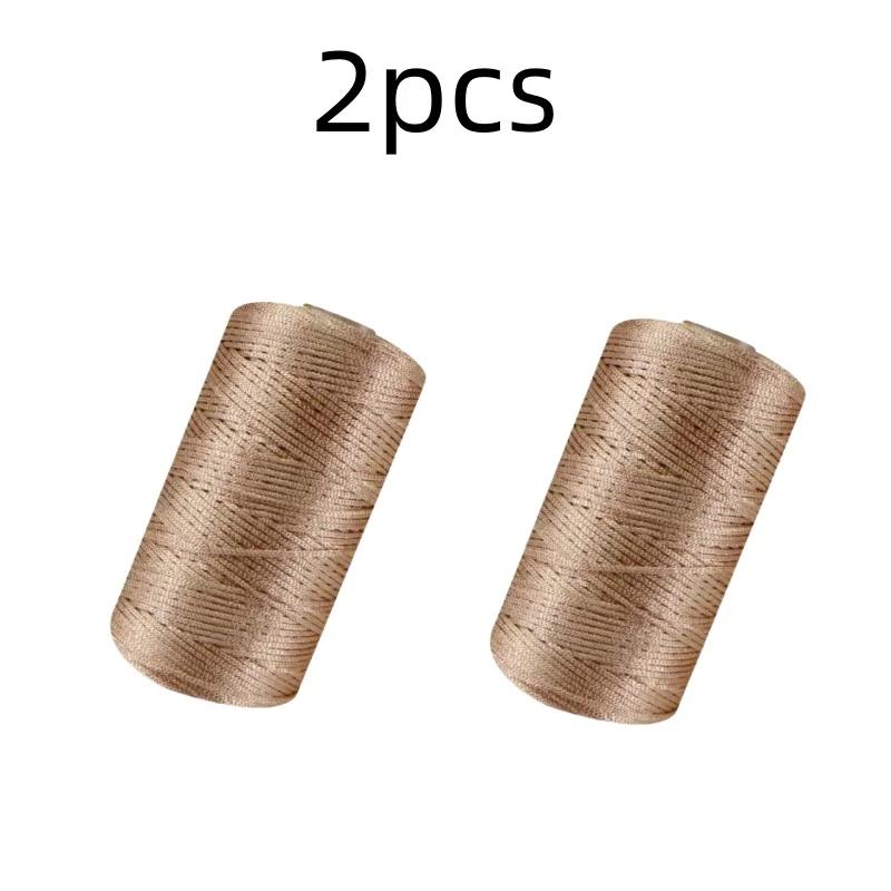 100 г Новая летняя пряжа для вязания крючком 1,5 мм шнур тонкая ледяная хлопковая нить для ручного вязания сумки шляпы обуви пряжа хило