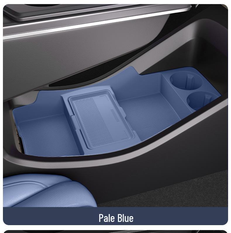 Compatible with 25 Jihu T5 models: Center Console Lower Storage Box & Organizer for Car Interior Modification