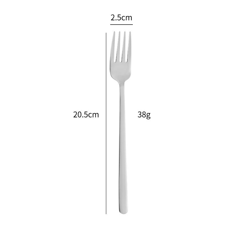 Korean Style Long Handle 304 Stainless Steel Ladle and Soup Spoon Set