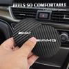 2 PCS Carbon Fiber Patterned Leather Coasters Car Cup Holders Silent Pads For Mercedes Benz AMG W204 W205 W203 W211 W212 W213 OR5