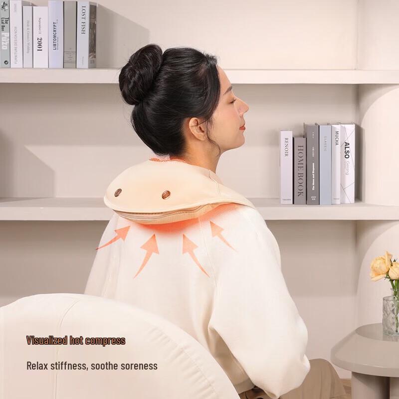 Breo Enhanced Neck & Shoulder Percussion Massager with Heat CN plug (adapter included)