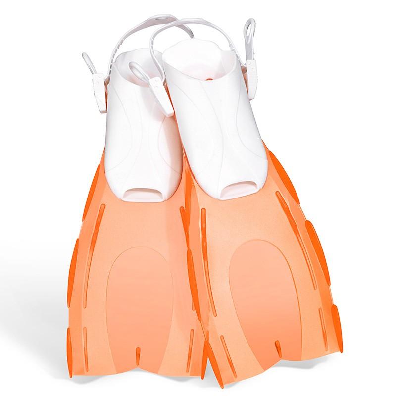 WAVE TPR Open Heel Snorkeling Fins Adults Lightweight Dive Flipper PP Material S/M/L Sizes
