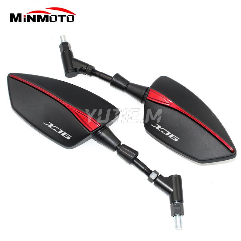 10MM 8MM Motorcycle Adjustabale Rearview Left Right Rear View Mirrors Side Mirror For XJ6 XJ6F XJ6N XJ 6 6F 6N 2009-2019 2020