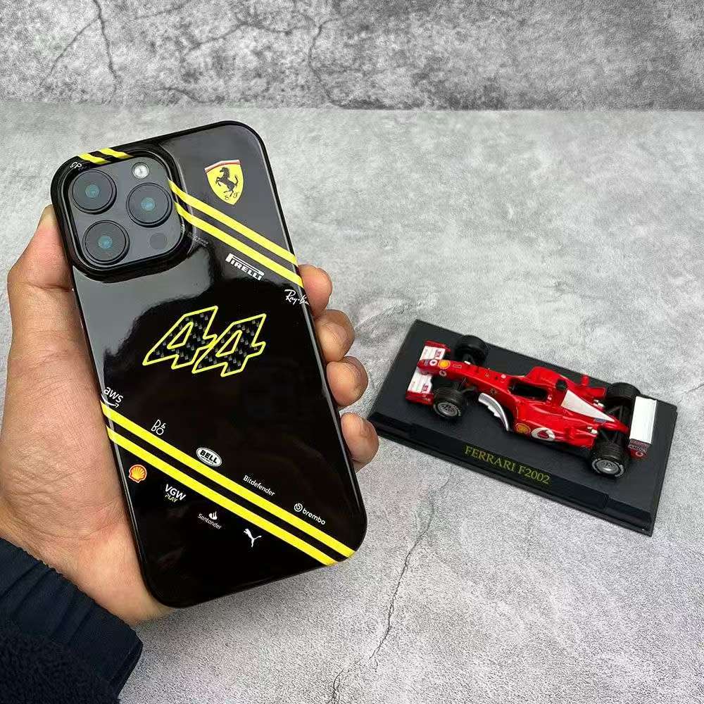 Чехол для телефона iPhone 16 15 13 14 12 Pro Max Mini 8 XR XS 16 Plus 15Pro MAX Телефон для Ferrari Hamilton 2025 Leclerc CL16 Racing