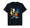 Disney Kingdom Hearts Main Character Checkerboard Silhouette T-Shirt