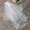 New Photo Veil White Ivory Two Layer Wedding Veil Bridal Veil With Comb Women's Tulle