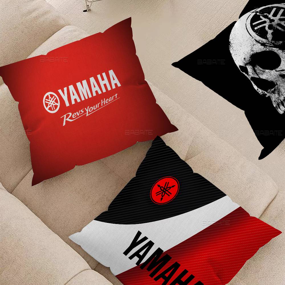 Y-YAMAHA Мотоцикл Наволочка мультяшный Подарок Чехол для подушки Спальня Дом Диван Стул Сиденье Декор чехол для подушки