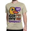 Футболка Hey Got Any Grapes для женщин унисекс, хлопковые футболки Crazy с круглым вырезом, футболка с забавной уткой, одежда с короткими рукавами, большие размеры унисекс