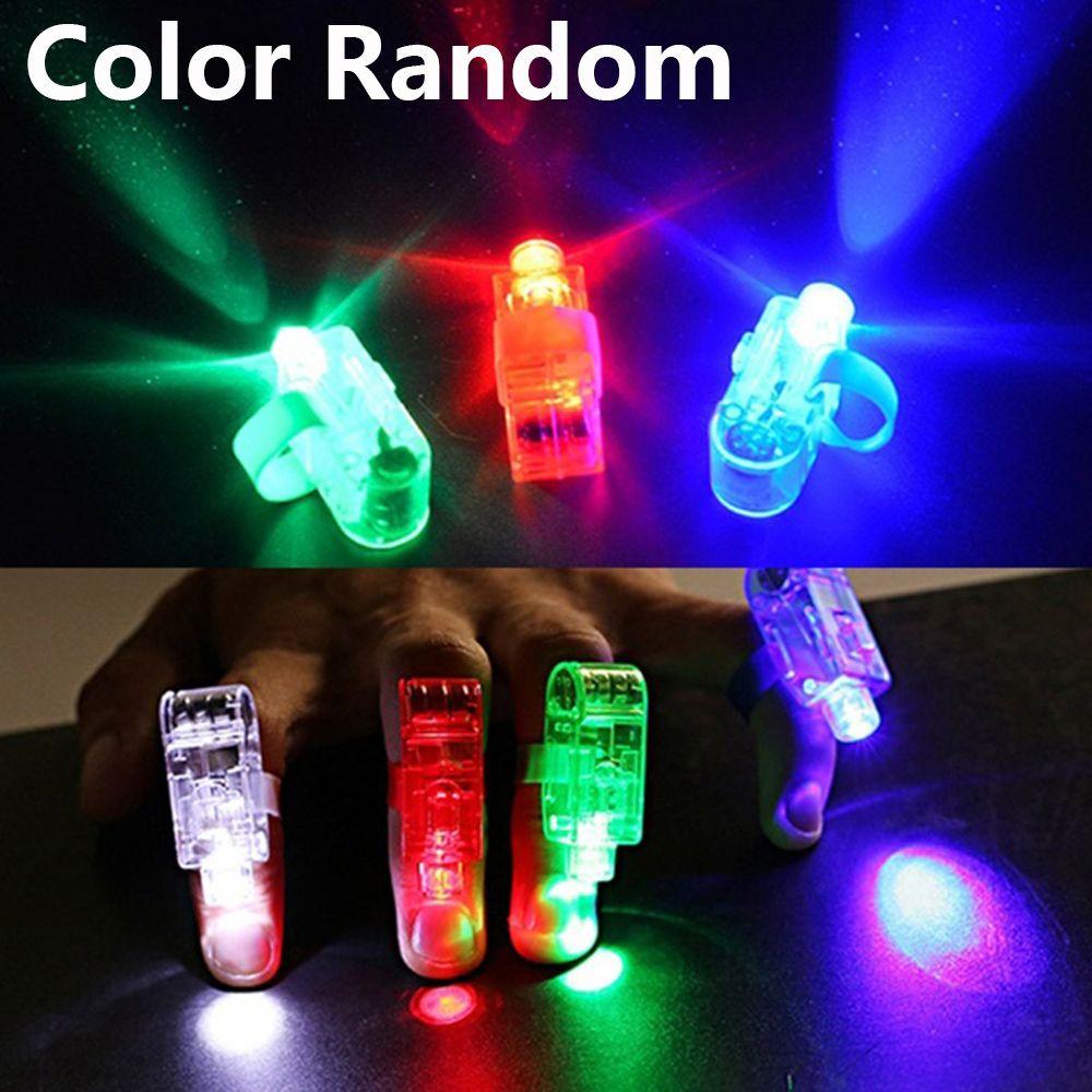 10 шт. светодиодных пальчиковых лампочек, сувениры для вечеринок, светящиеся пальчиковые кольца, лазерная лампа для детского дня рождения, свадьбы, вечеринки, рождественского декора