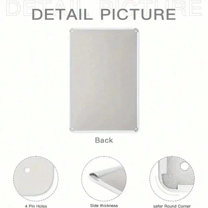 Vintage Tin Sign Farmhouse Apple Basket Wall Art Rustic Kitchen Decor