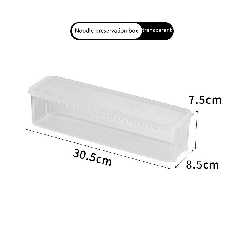 Pasta Noodles Storage Case Food Dampproof Seal With Lid Food Grade Materials Kitchen Supplies Refrigerator Fresh-Keeping Box