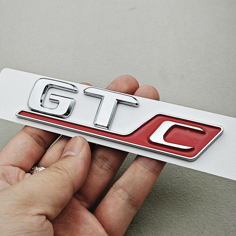 Logo GT C GT Letters For Mercedes Benz AMG GT GTC Badge Emblem Stricker - Rear Trunk Decals Tail Exterior Accessories QS1