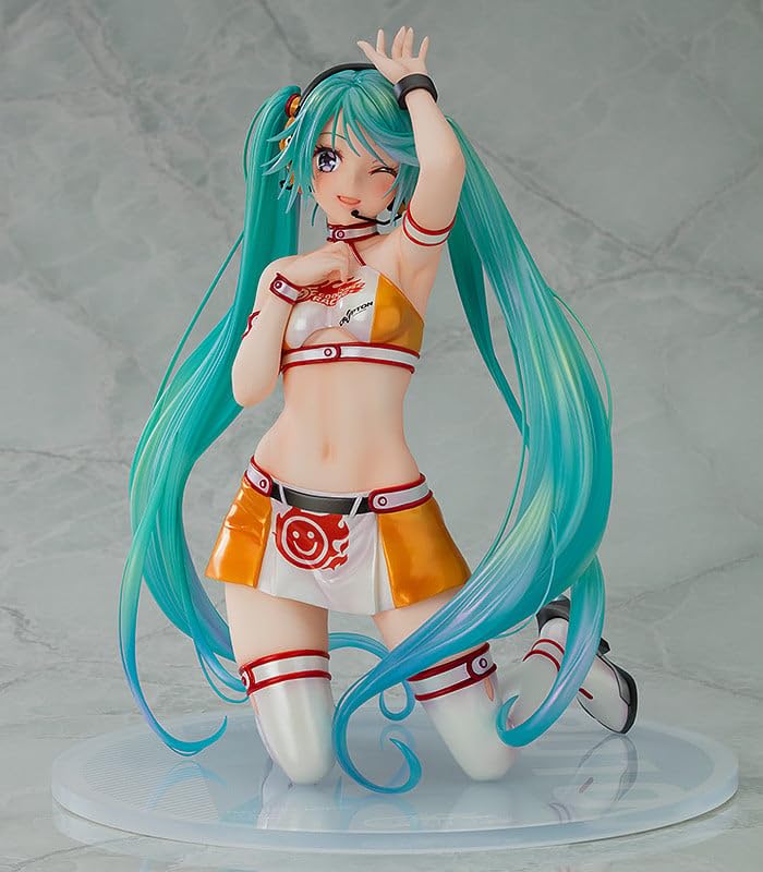Hatsune Miku GT Project Racing Miku Art by Kentaro Yabuki масштабная пластиковая окрашенная готовая фигурка M04338 2010Ver. 1/7