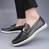 Fashion British Style Fashion Casual Shoes for Men Business Loafers Genuine Leather Dress Designer Shoes Summer Driving Shoes Mocassins