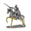 Knight Statue Figure Resin Retro Desktop Ornament Decorative Figurine for Entryway Fireplace