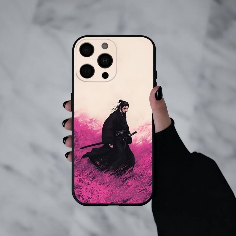 M-Миямото V-Скиталец M-Мусаси Чехол для телефона Силиконовый Мягкий Для IPhone 17pro 16 15 14 13 12 11 X XR Plus Pro Max Plus
