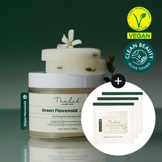 The Lab by Blanc Do Успокаивающая подушечка с зелеными флавоноидами (В комплекте 90 листов + 12 дополнительных листов.)