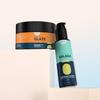 Halo Care Duo для мужчин: Средства для ухода после бритья головы | Сплэш (Шампунь для кожи головы и лица) 100 мл, Глазурь (Увлажняющий крем для кожи головы и лица Солнцезащитный крем SPF 30) 100 г | S