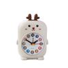 Cartoon Desktop Mute Clock Animal Pattern Small Desk Clock Student Alarm Clock  Table